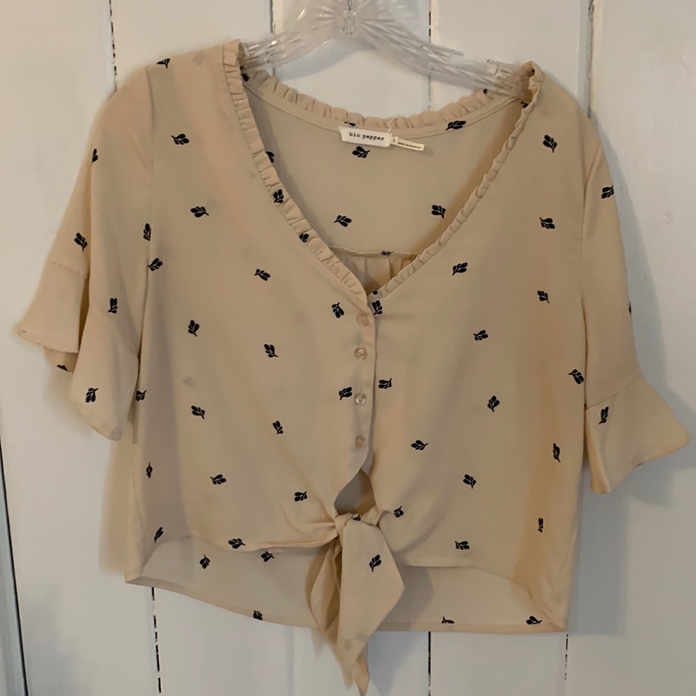 Cropped blouse